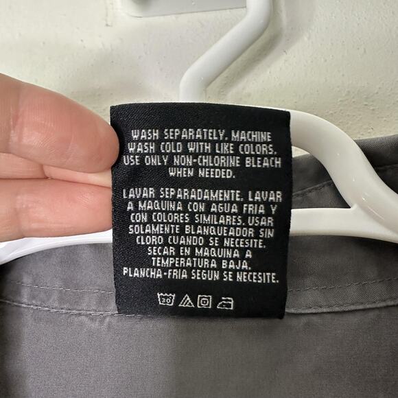 Vintage Lowrider Shirt Mens Large Gray Button Up Y2K Streetwear Hip Hop - Picture 5 of 5